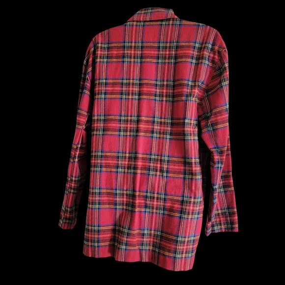 VTG Red Pepper Action Wear  Red Plaid/Tartan Blazer Jacket - Picture 2 of 12